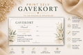 Print selv gavekort til brunch i elegant skandinavisk design, klar til download og udskrivning